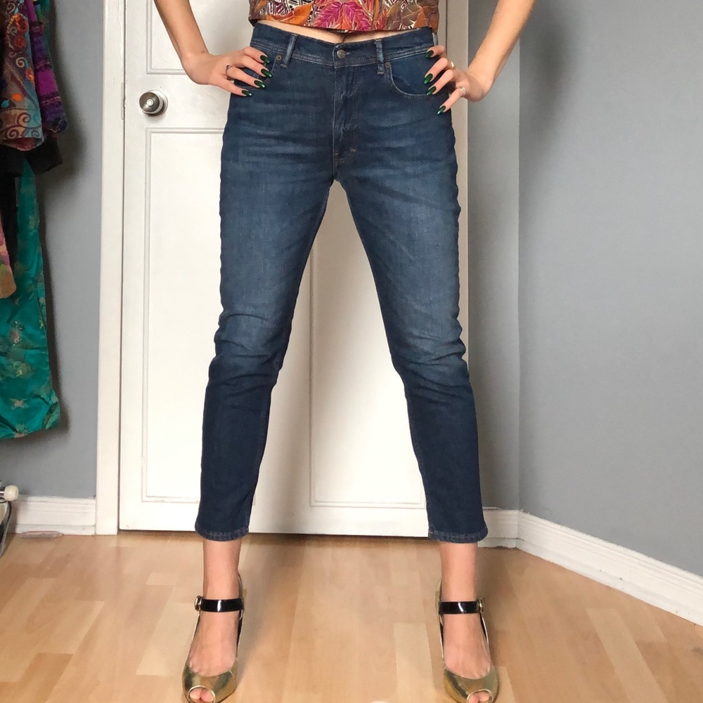 Acne Studio Melk Dark Blue Jeans